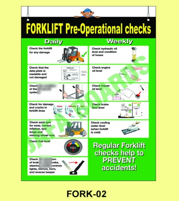 Forklift operator safety guidelines