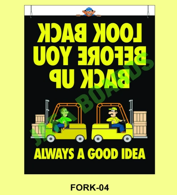 Forklift speed limit safety awareness