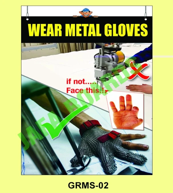 Garments worker safety awareness poster
