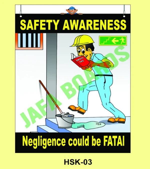 Proper housekeeping prevents workplace accidents poster