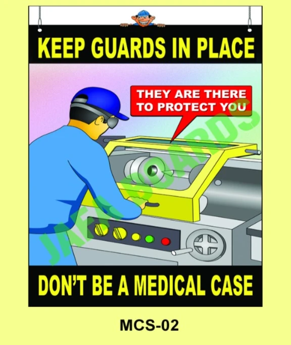 Machine Safety poster 2 – safety precautions
