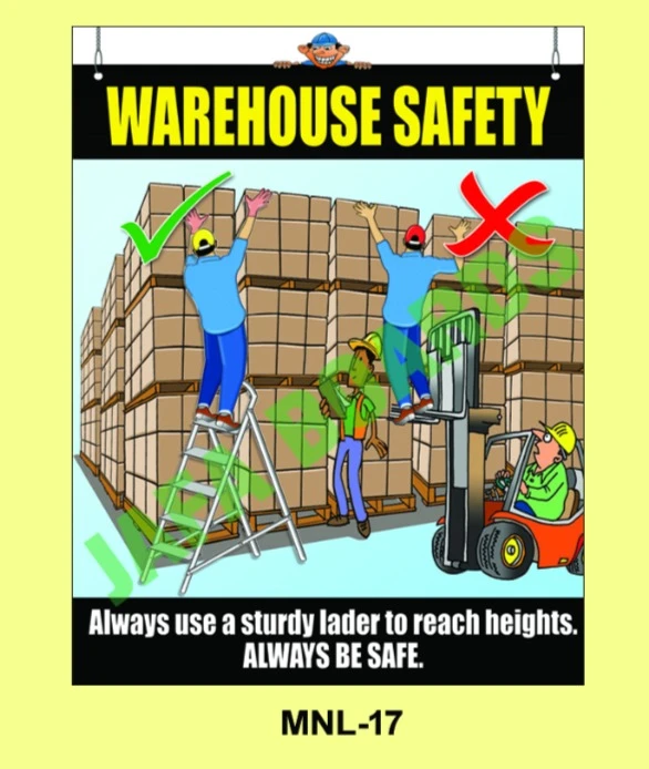 Manual Handling poster 17 – lifting safely