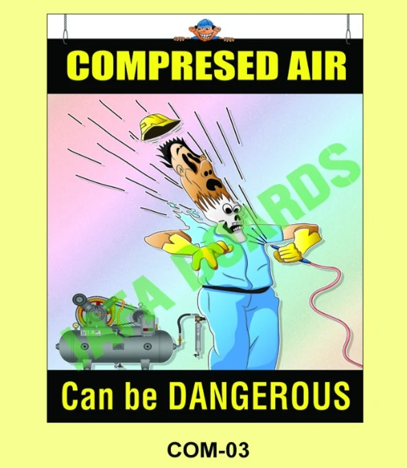 Compresser Safety Poster Chennai
