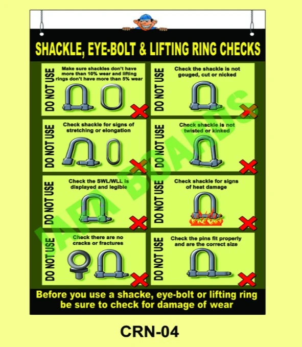 Crane Safety Poster Chennai - Lifting Operation Safety Poster
