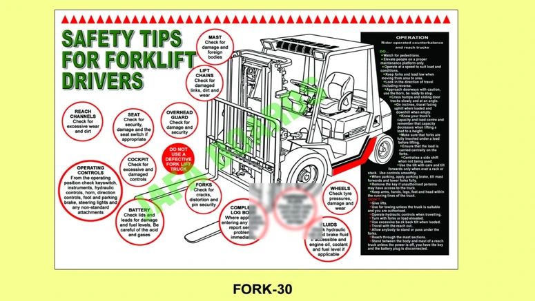 Forklift safe operation guidelines