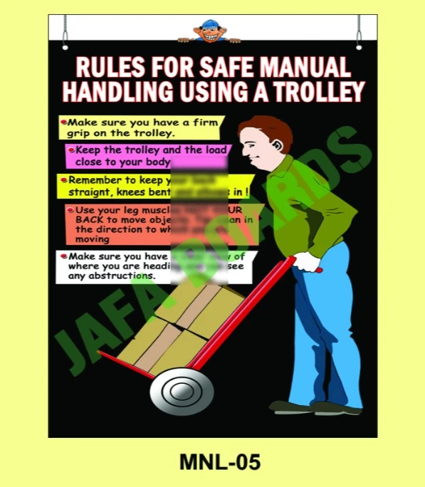 Manual Handling poster 5 – load limits